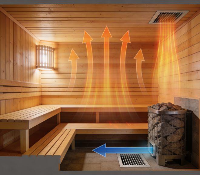 How Do You Design a Sauna Ventilation System That Effectively Prevents Dangerous CO2 Buildup During Long Sessions?